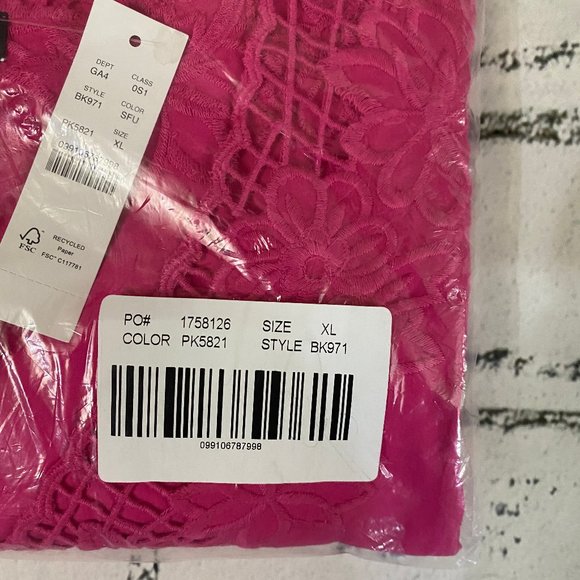 J. Crew V-neck mini dress with eyelet trim XL - Picture 7 of 8